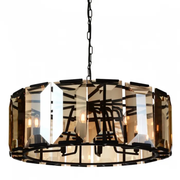 Люстра Harlow Crystal Round 8 Amber от ImperiumLoft
