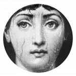 Декоративная тарелка Fornasetti 30.CR.BW.R01-243 от ImperiumLoft