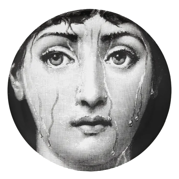 Декоративная тарелка Fornasetti 30.CR.BW.R01-243 от ImperiumLoft