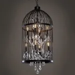 Люстра Steampunk Birdcage Chandelier 45 black от ImperiumLoft