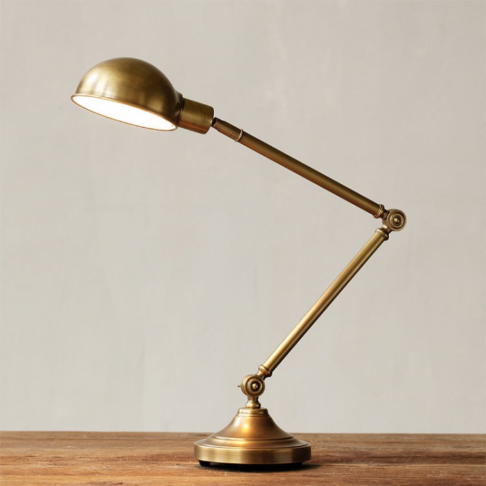 Настольная лампа Brass Vintage Loft Table Lamp от ImperiumLoft