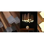Люстра Wooden Glowworm Round от ImperiumLoft