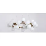 Люстра Milk Bubble Round Chandelier от ImperiumLoft