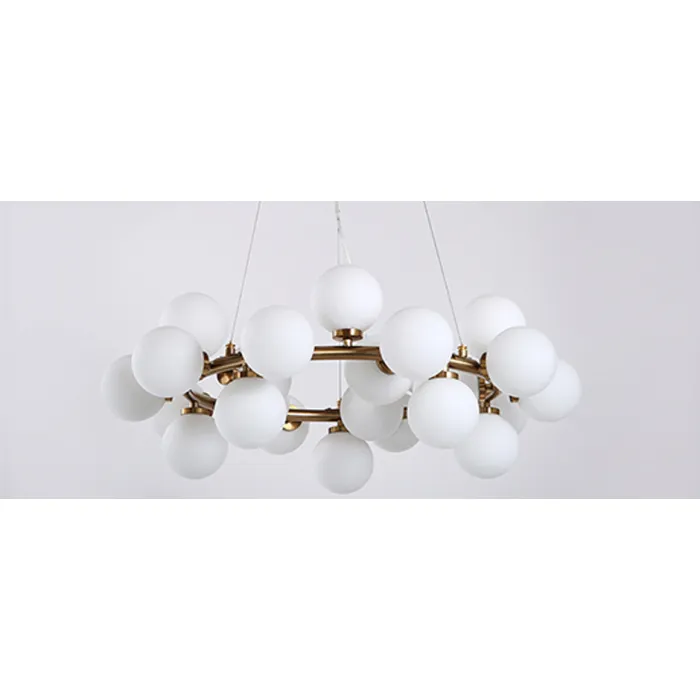 Люстра Milk Bubble Round Chandelier от ImperiumLoft
