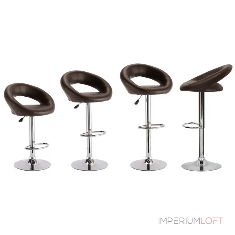 Барный стул Ring Dark Brown