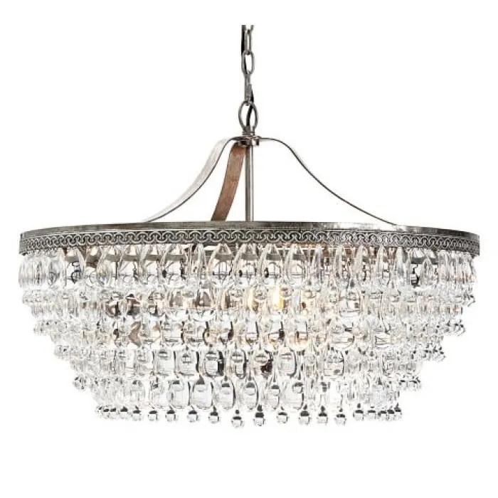 Люстра Clarissa Glass Drop Petite Round Chandelier от ImperiumLoft