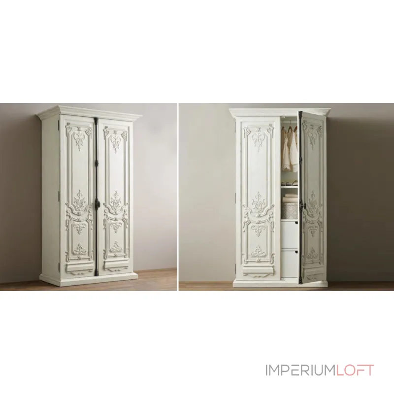 Шкаф French Distressed White