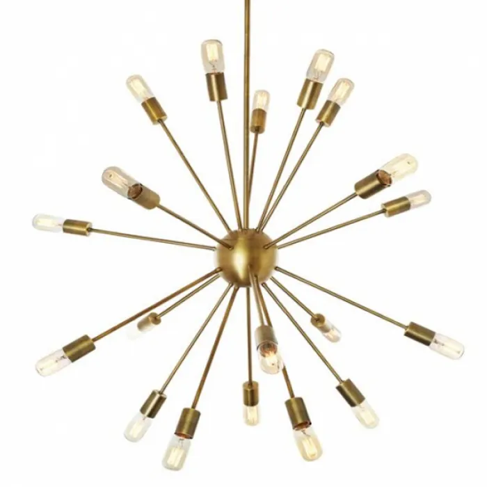 Люстра Sputnik Gold Chandelier от ImperiumLoft