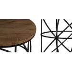Журнальный стол Industrial Rust Round Sphero Table от ImperiumLoft