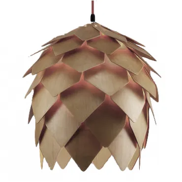 Подвесной светильник Crimea Pine Cone natural wood D40 от ImperiumLoft