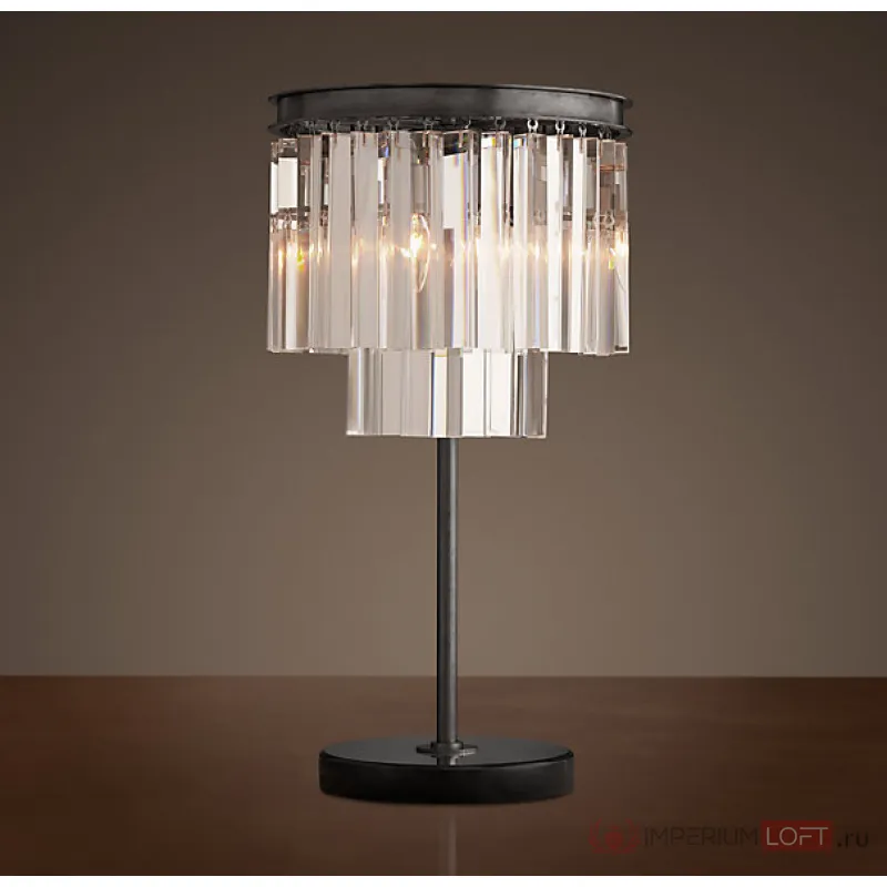 Настольная лампа RH 1920s Odeon Clear Glass Table Lamp от ImperiumLoft