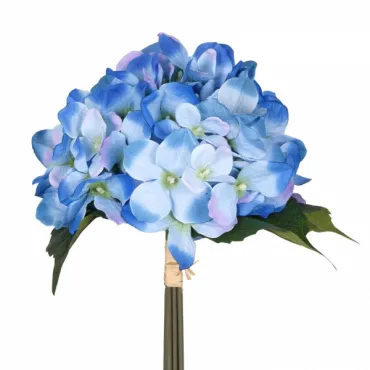 Декоративный искусственный цветок Blue Hydrangea
