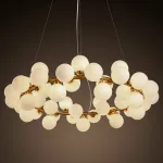 Люстра Milk Bubble Round Chandelier от ImperiumLoft