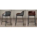 Барный стул Iron Scaffold Bar stool brown от ImperiumLoft