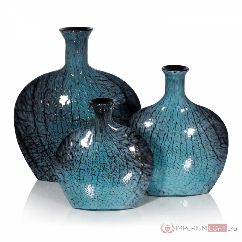 Декоративная стеклянная ваза Calipso от ImperiumLoft