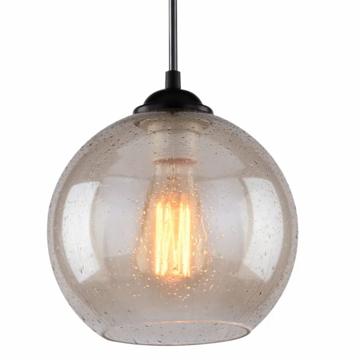 Подвесной светильник Drops Sphere Glass Pendant Lamp amber от ImperiumLoft