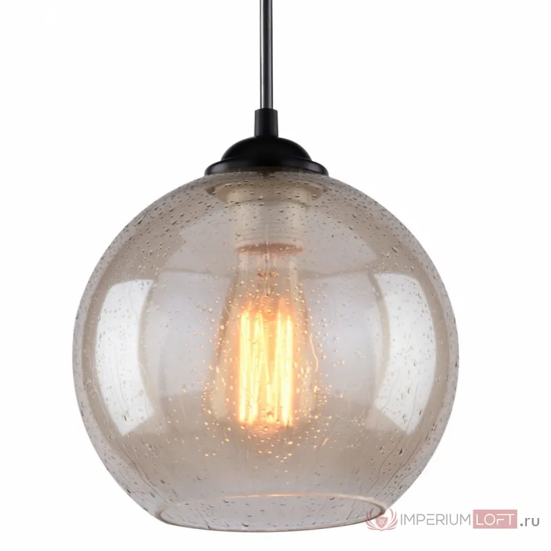Подвесной светильник Drops Sphere Glass Pendant Lamp amber от ImperiumLoft