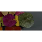 Арт-объект Disc wall art Lotus leaves II