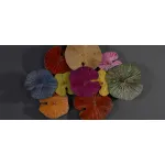 Арт-объект Disc wall art Lotus leaves II