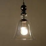 Подвесной светильник колокольчик Glass bluebell от ImperiumLoft