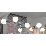 Люстра Сrumpled Bubble White Glass от ImperiumLoft
