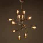 Подвесной светильник Loft Industrial Sputnik 12 Retro от ImperiumLoft