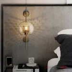Настенный светильник CATCH WALL ball L58 brass от ImperiumLoft