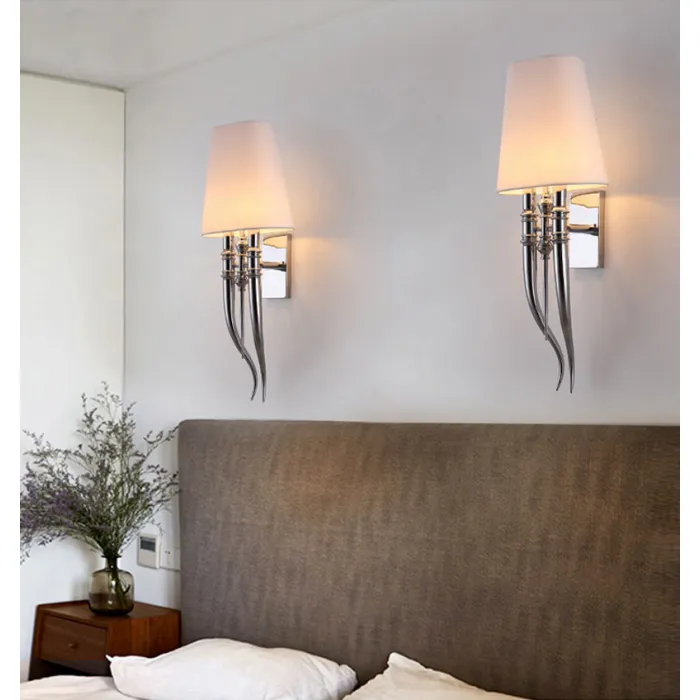 Настенный светильник Crystal Light Brunilde Ipe Cavalli H72 Silver/White от ImperiumLoft
