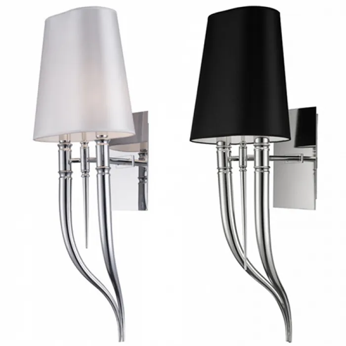 Настенный светильник Crystal Light Brunilde Ipe Cavalli H72 Silver/White от ImperiumLoft