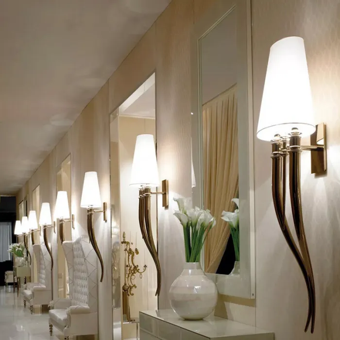 Настенный светильник Crystal Light Brunilde Ipe Cavalli H72 Silver/White от ImperiumLoft