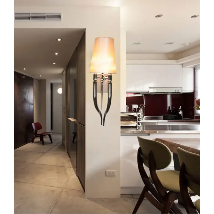 Настенный светильник Crystal Light Brunilde Ipe Cavalli H72 Silver/White от ImperiumLoft