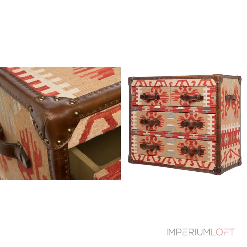 Комод Howard Kilim Chest of Drawers от ImperiumLoft Комод Howard Kilim Chest of Drawers от ImperiumLoft
