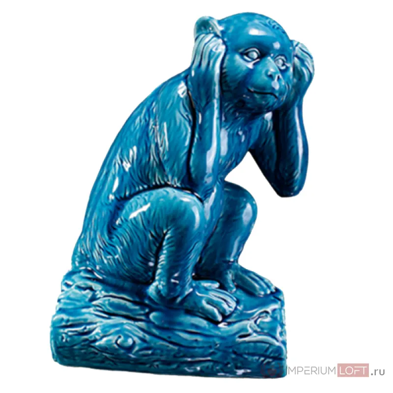 Статуэтка Синяя Обезьянка керамика II от ImperiumLoft