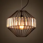 Подвесной светильник Glass Plate Pendant #4 от ImperiumLoft