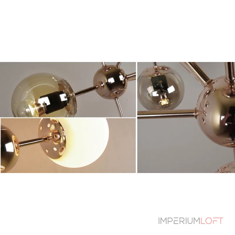 Люстра на штанге Modo Chandelier Gold Люстра на штанге Modo Chandelier Gold