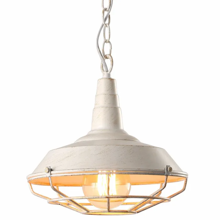 Подвесной светильник DARK CAGE PENDANT White vintage от ImperiumLoft