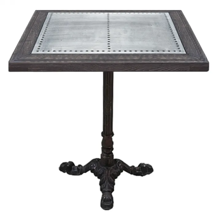Стол для ресторана Restaurant table square Metal sheet от ImperiumLoft