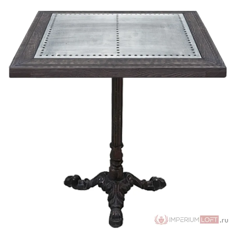 Стол для ресторана Restaurant table square Metal sheet от ImperiumLoft