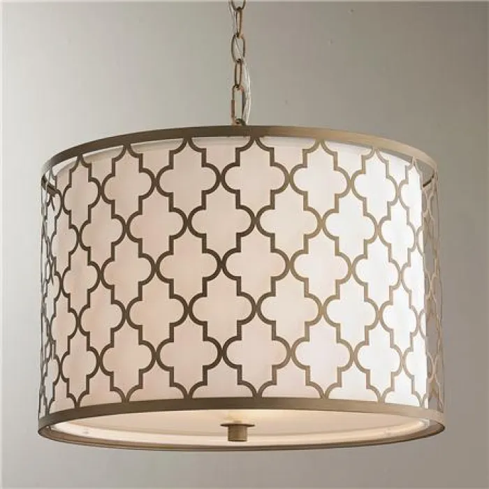 Люстра Contempo Arabesque Convertible Drum Pendant от ImperiumLoft