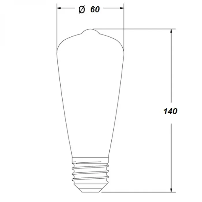 Лампочка Loft Edison Retro Bulb №1 от ImperiumLoft