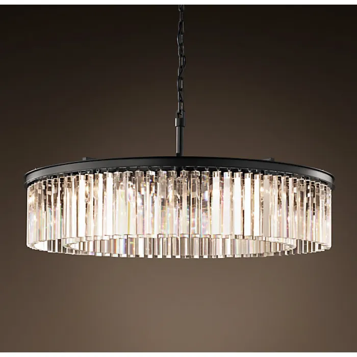 Люстра RH Rhys Clear Glass Prism Round Chandelier 80 от ImperiumLoft