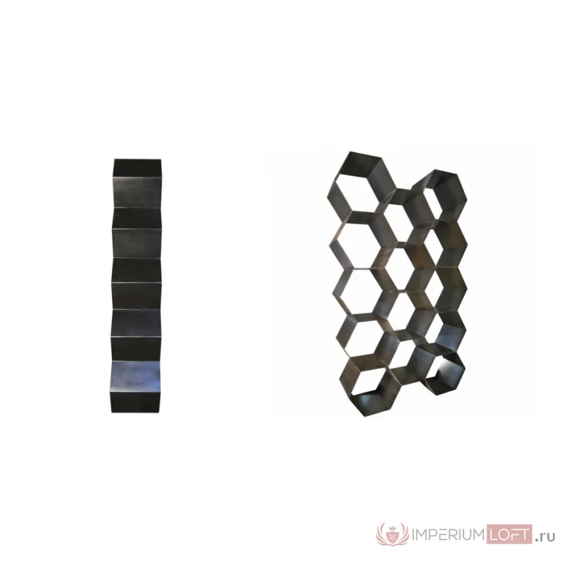 Стеллаж Industrial Loft Metal Honeycomb от ImperiumLoft