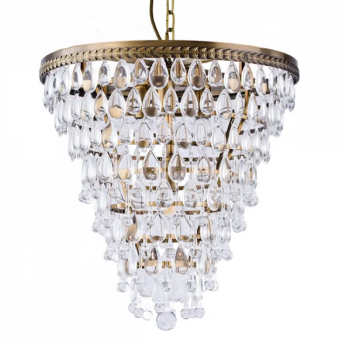 Люстра Clarissa Glass Drop Pendant 46 Bronze от ImperiumLoft