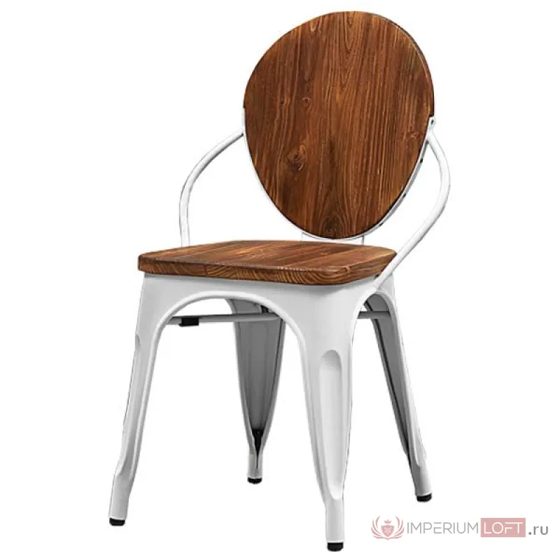 Стул Tolix chair Wooden White designed by Xavier Pauchard от ImperiumLoft