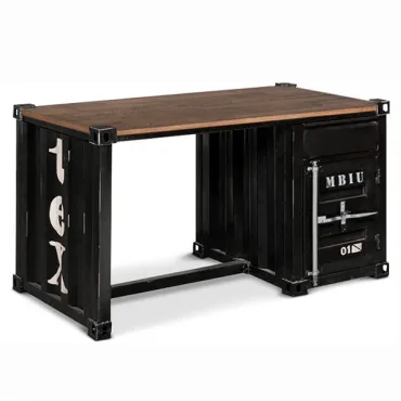 Письменный стол Metal & Oak Sea Container Desk от ImperiumLoft