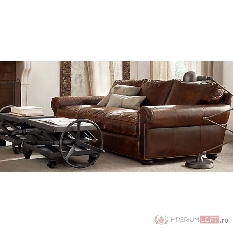 Industrial Scissor Lift Table Iron Restoration Hardware от ImperiumLoft