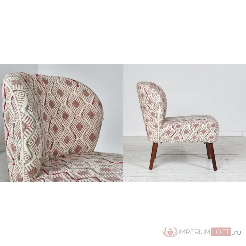Кресло с розовым орнаментом KELIM Pattern от ImperiumLoft