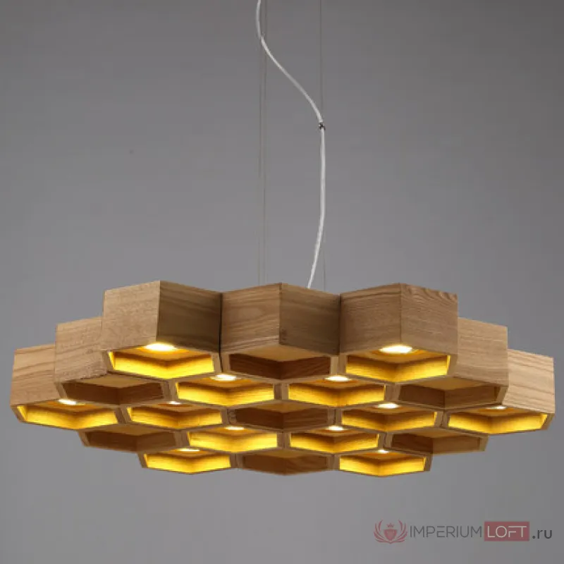 Люстра Honeycomb 12 Loft Wooden Ecolight от ImperiumLoft