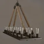 Люстра Square Large Loft Rope Light от ImperiumLoft