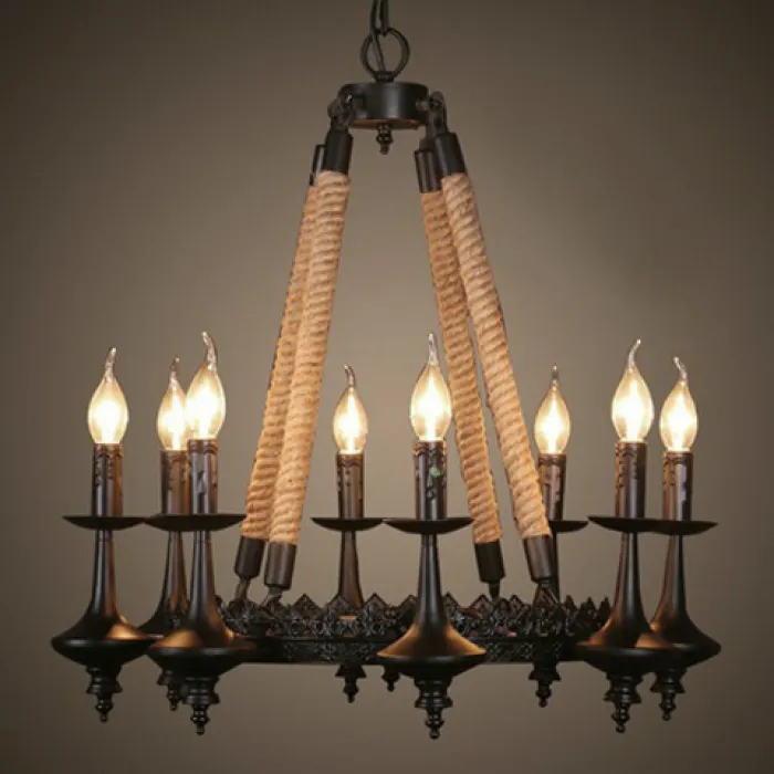 Люстра 8-Light Rustic Chandelier от ImperiumLoft